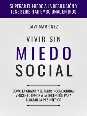 cover image of Vivir Sin Miedo Social